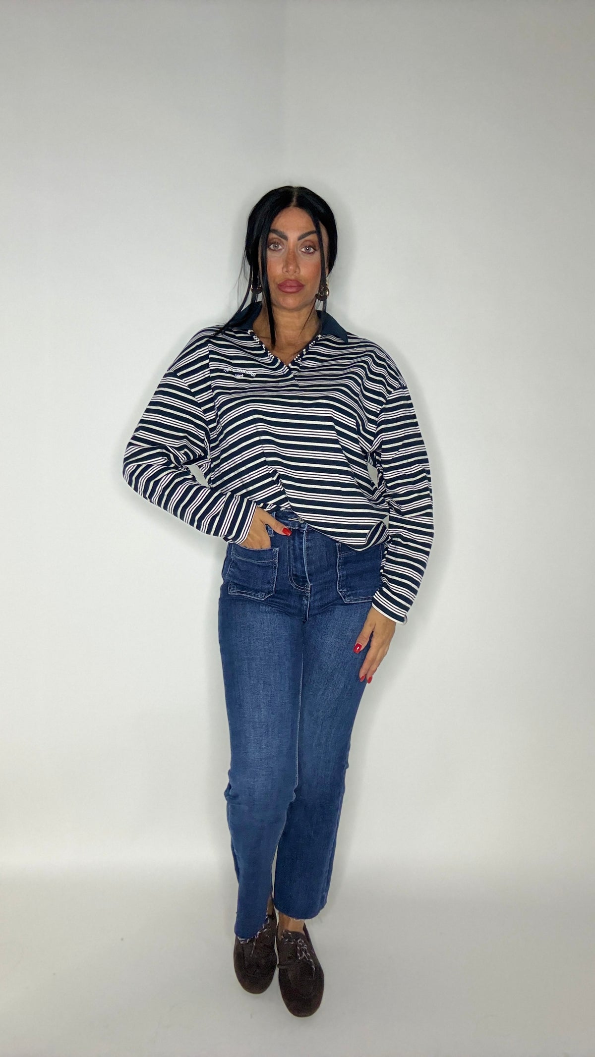 DENIM PATCH POCKET (D3038)