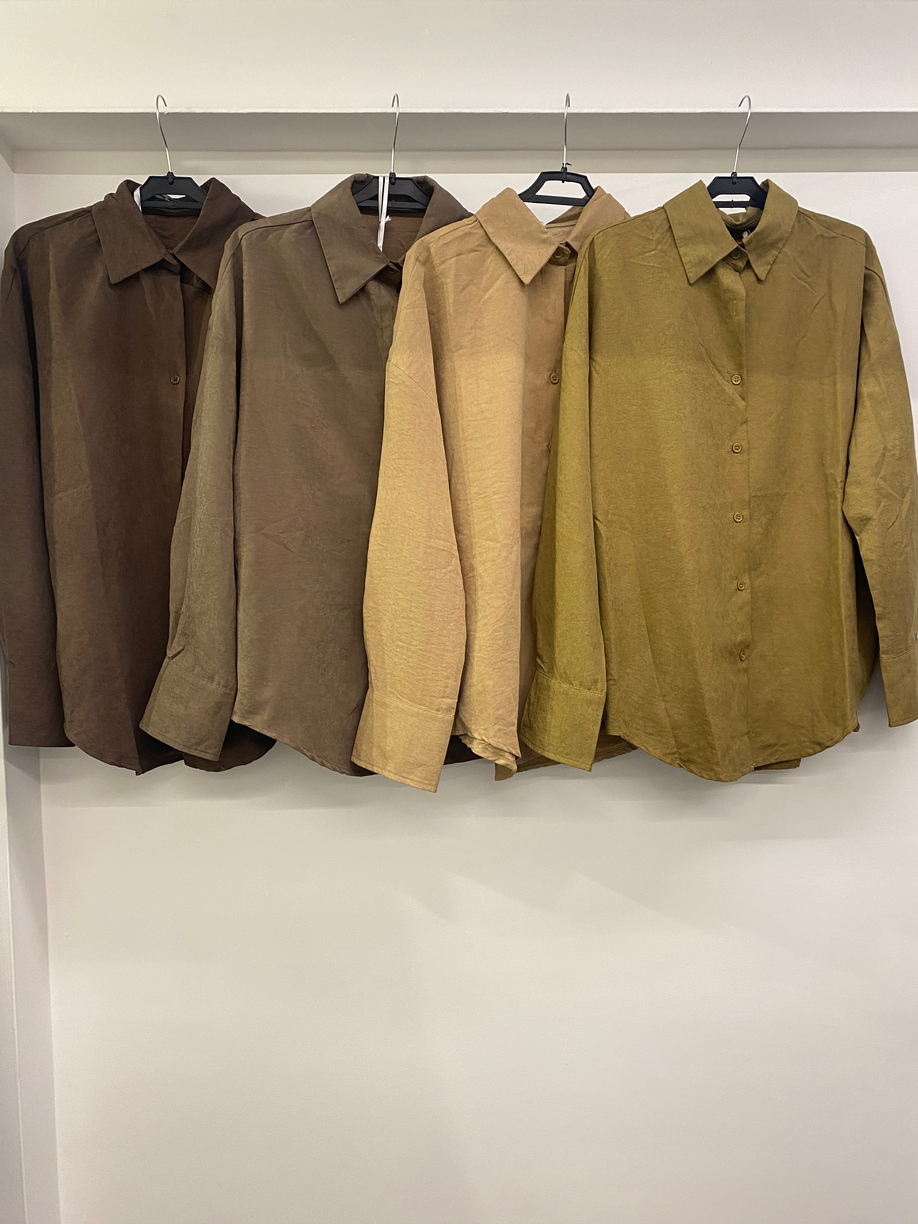 CAMICIA SUEDE (Mfs16597)